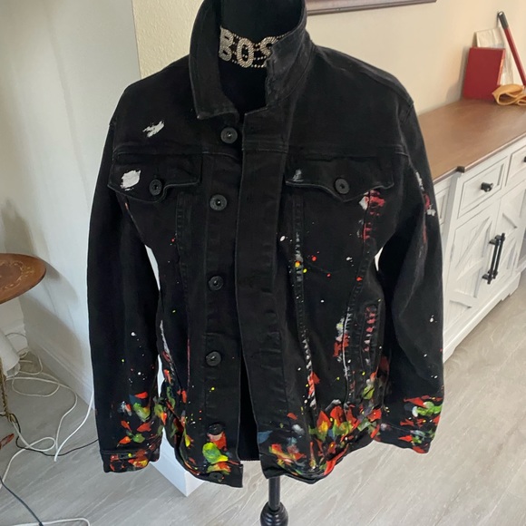 KLOUD 9 Edgey ETERNITY Black Denim Jacket - Picture 7 of 14